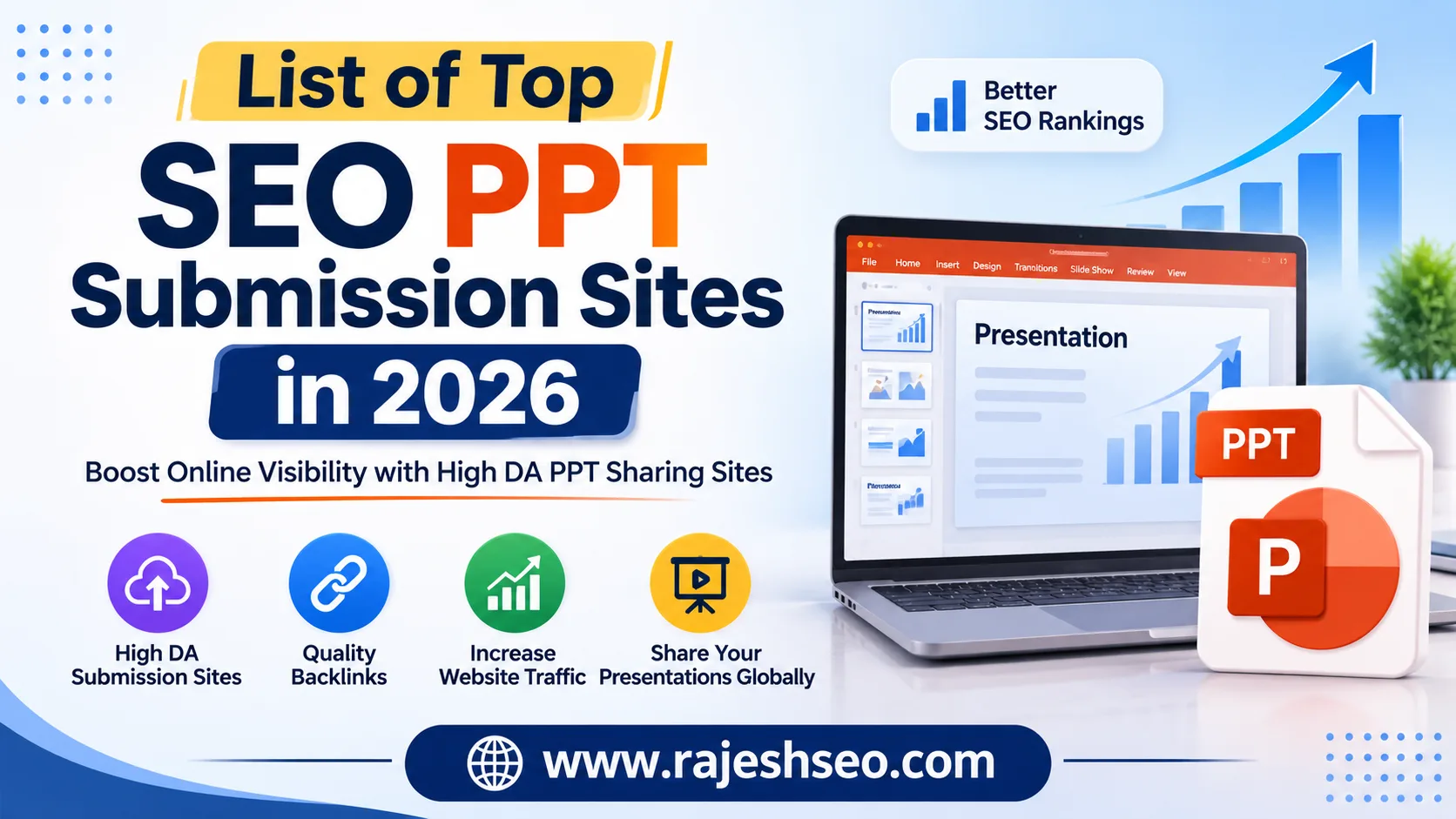 List of Top SEO PPT Submission sites in 2026