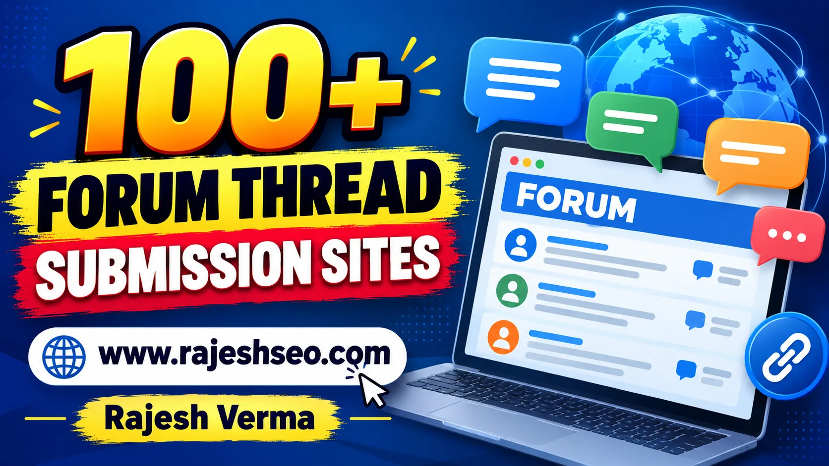 Free Forum Thread Submission Sites List For SEO