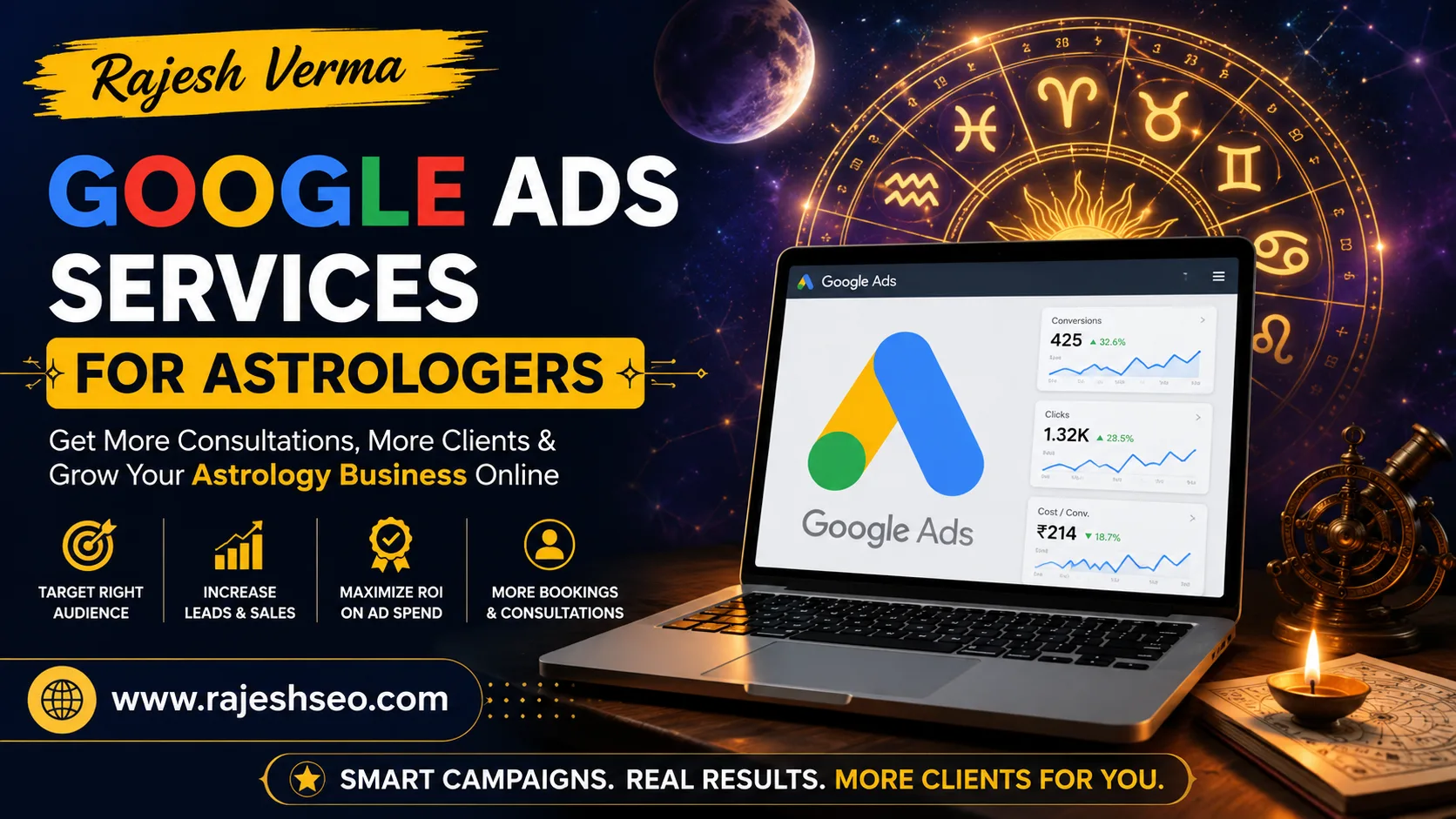 Google Ads services for astrologers