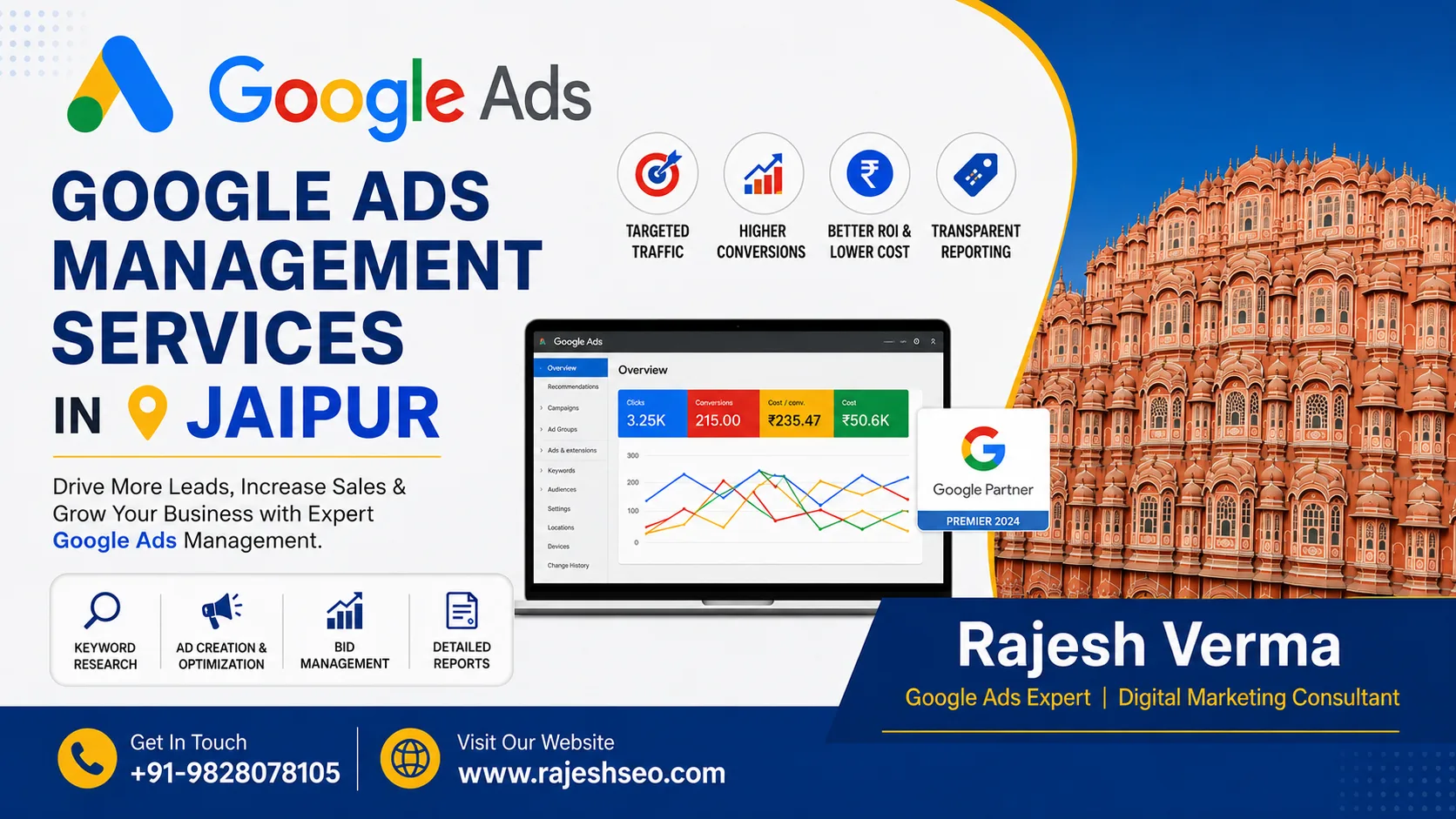 Google Ads management services in Jaipur
