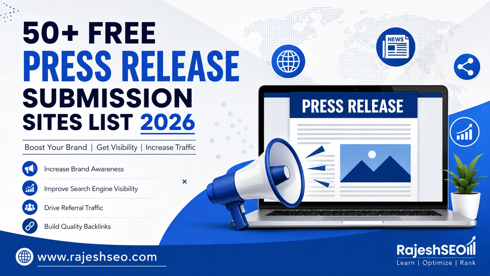 50+ Free Press Release Submission Sites List