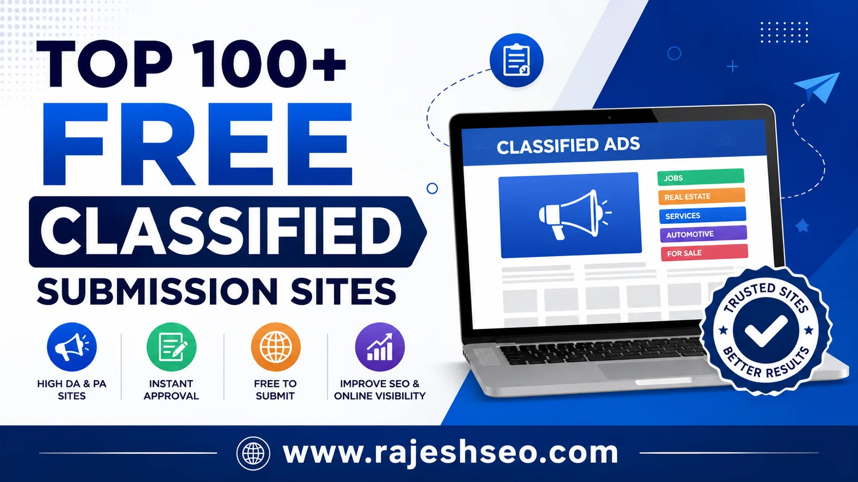 Top 100+ Free Classified Submission Sites
