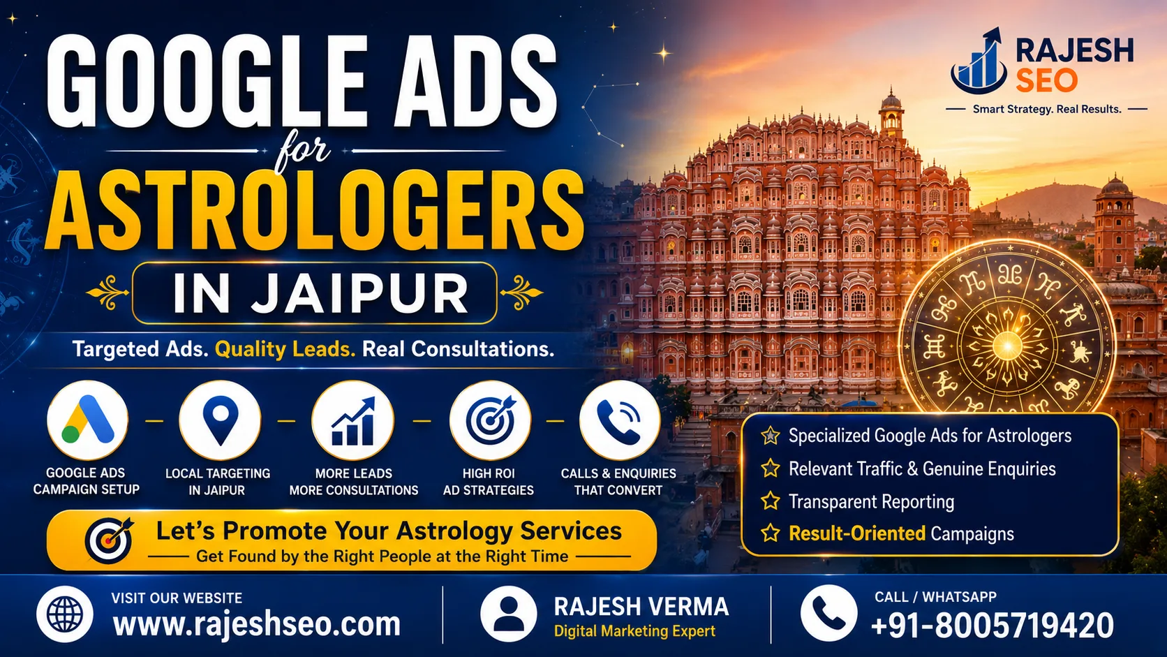 Google Ads for Astrologers in Jaipur