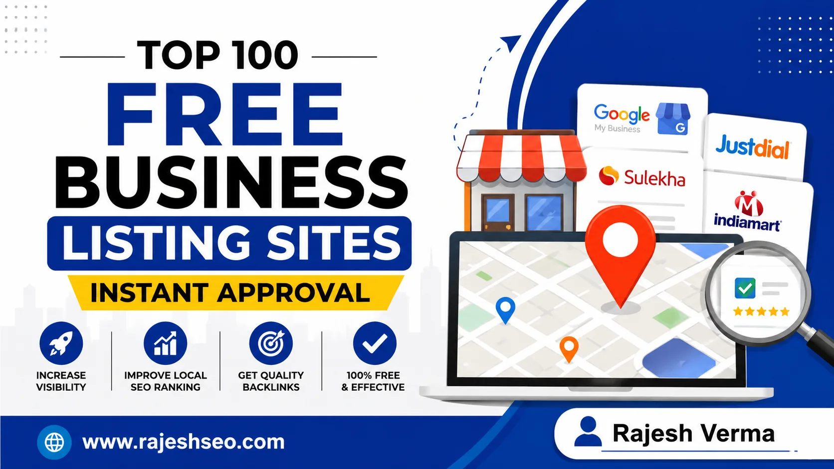 Top 100 Free Business Listing Sites - Instant Approval