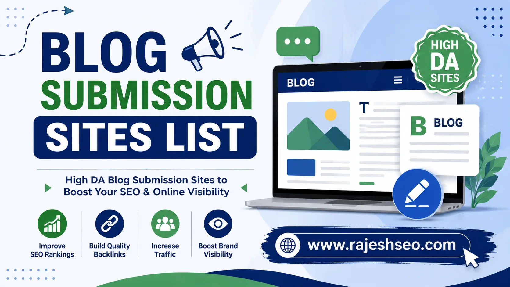 350+ Blog Submission Sites List in 2026
